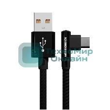 Кабель MORE CHOICE (4627151196947) K27m USB 2.1A microUSB черный - 1,0m