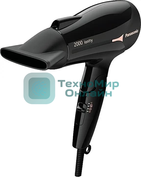 Фен Panasonic EH-NE66-K865 черный, 2000 Вт, ионизация, компактный