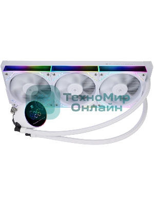 Система жидкостного охлаждения Thermalright Frozen Magic 360 Digital V2 ARGb Soc-AM5/AM4/1200/1700/1851 белый 4-pin 28dB Al LCD Ret (F-MAGIC-360-DIGITAL-WH-ARGb-V2)