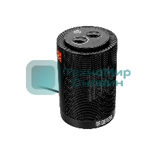 Тепловентилятор керамический Denzel DTFC-1200S, черный, 600/1200 Вт, 12 м2, 3 режима, термостат