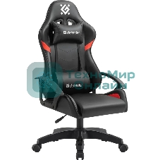 Кресло игровое Defender Sharm черный/крас, класс 2, PU