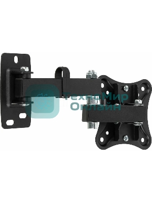 Кронштейн для телевизора Hama Fullmotion черный 10