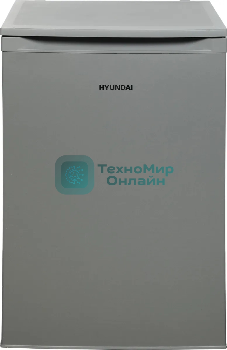 Холодильник Hyundai CO15051A серебристый однокамерный 101/14л морозилка сверху