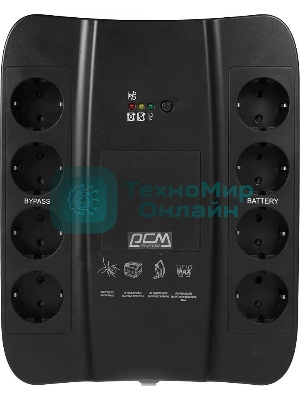 Источник бесперебойного питания Powercom Spider SPD-850U 510Вт 850ВА черный