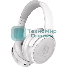 Беспроводные/проводные наушники Ural Молот Н130 белый, полноразмерные, Bluetooth + проводной, активное шумоподавление