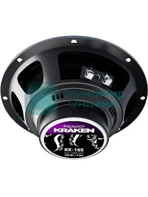 Колонки автомобильные Prology RX-165 160Вт 90дБ 4Ом 16см (6.5дюйм) (ком.:2кол.) коаксиальные двухполосные