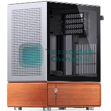 Корпус Jonsbo T7 Silver, Mini-Tower, серебристый