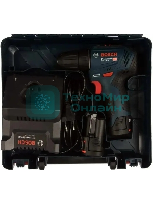 Дрель-шуруповерт Bosch GSR 12V-30, 12 В, 2 Ач, 30 Нм, бесщеточный
