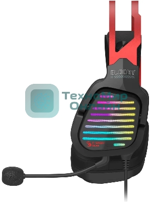 Гарнитура Bloody G560 красный/чёрный, проводная, подсветка