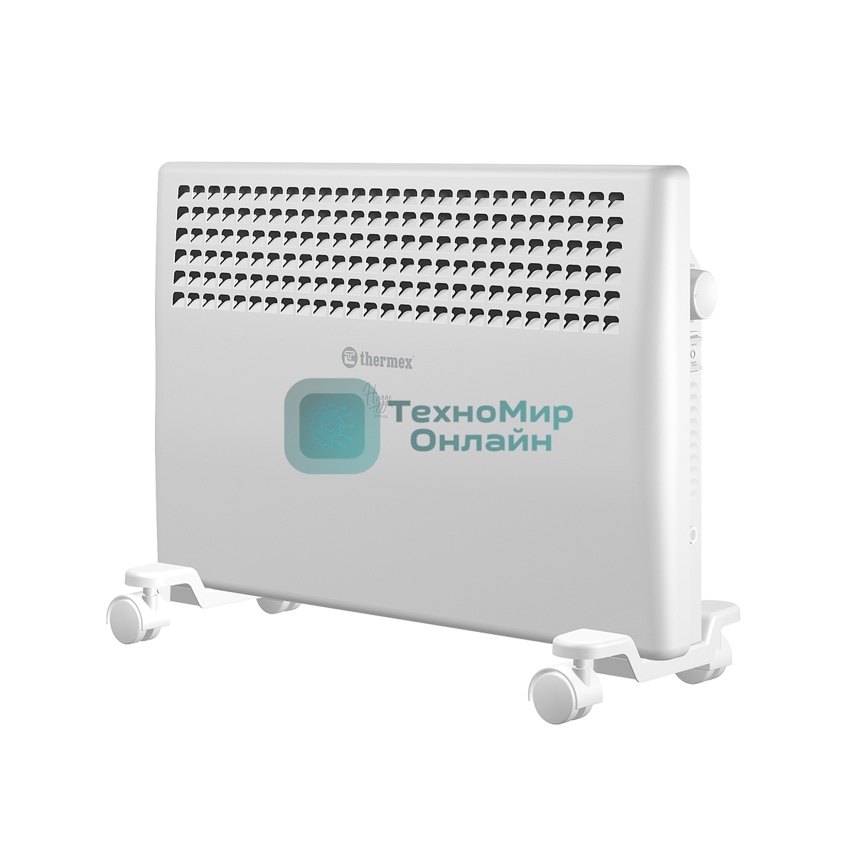 Обогреватель Thermex Hygge 1 белый, 1000 Вт, 15 м2, термостат