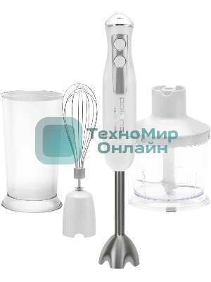 Блендер погружной Polaris PHB 1385 1350 Вт, белый