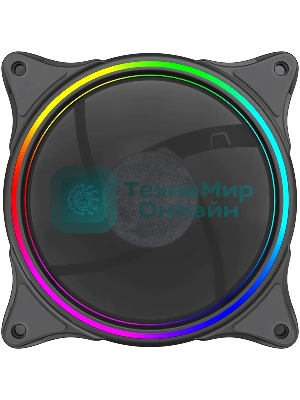 Вентилятор для корпуса Bloody BD-CF120ARGB3 ARGB черный, 120 мм, 1600 об/мин, 26 дБ, 4 pin