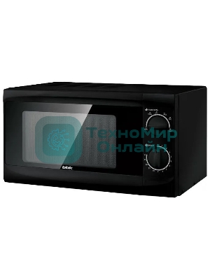 Микроволновая печь BBK 20MWS-706M/B черный, 20 л, 700 Вт, переключатели - поворотный механизм