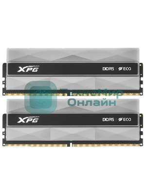 Оперативная память XPG Lancer, DDR5, 32GB (2x16GB), 6000MHz, CL30, DIMM, с радиаторами, RGB, серебристый