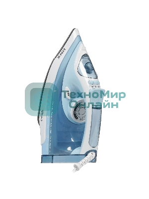 Утюг Atlanta ATH-5544 голубой/белый, 2200 Вт, 32 г/мин, 85 г/мин, 400 мл