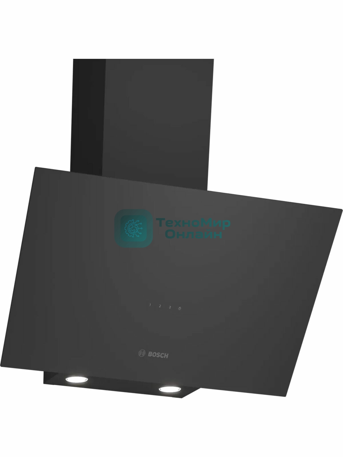Вытяжка наклонная Bosch DWK64PJ60T черный, 60 см, 400 куб. м/ч, 69 дБ