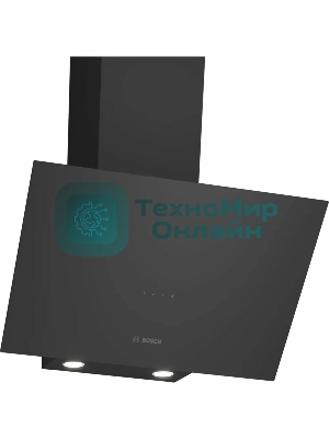 Вытяжка наклонная Bosch DWK64PJ60T черный, 60 см, 400 куб. м/ч, 69 дБ