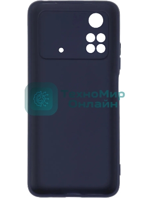 Чехол (клип-кейс) DF poCase-03 для Xiaomi Poco M4 Pro синий