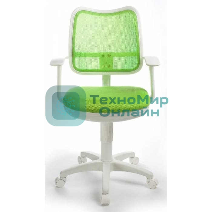Кресло Бюрократ CH-W797/SD/TW-18 салатовый, сетка/ткань, 120 кг, механизм качания