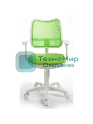 Кресло Бюрократ CH-W797/SD/TW-18 салатовый, сетка/ткань, 120 кг, механизм качания