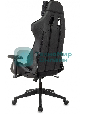 Кресло Бюрократ VIKING 4 AERO BLACK EDITION черный, экокожа, 120 кг, механизм качания