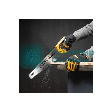 Ножовка по дереву Denzel 400 мм, 9 TPI, зуб 3D, двухкомпонентная рукоятка