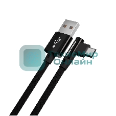 Кабель MORE CHOICE (4627151196947) K27m USB 2.1A microUSB черный - 1,0m