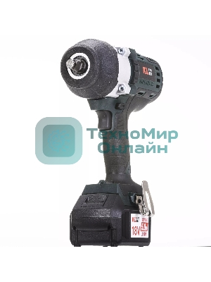 Профессиональный бесщеточный гайковерт аккумуляторный KLPRO KLSS18BHX-50 (18В, Li-ion-2шт, 5.0Ач, 800Нм, 2 скорости, подсветка,З/У,в кейсе)