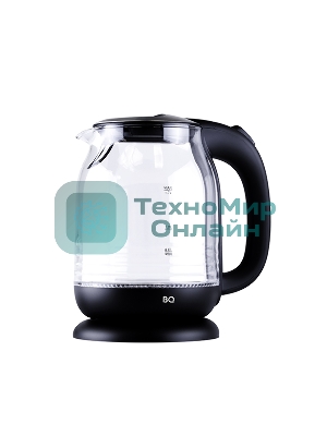 Чайник электрический BQ KT1833G черный/стальной, 2200 Вт, 1.7 л