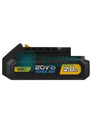 Аккумулятор Deli DL-DC20A2 (2А*ч, 20В, Li-ion)