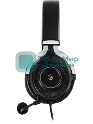 Гарнитура Bloody G535 чёрный/серебристый, проводная, подсветка