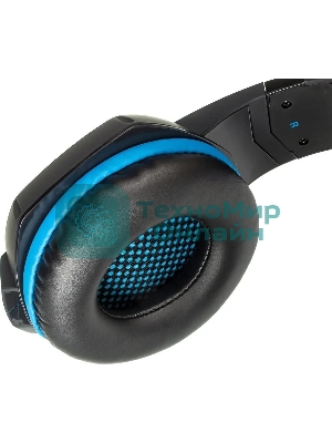 Гарнитура Sven AP-U980MV синий-чёрный, проводная, USB