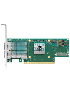 Сетевая карта Infiniband/ Nvidia ConnectX-6 DE InfiniBand adapter, HDR, single-port QSFP56, PCIe 4 .0 x16, No Crypto, Tall Bracket