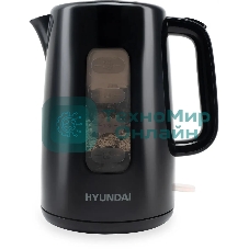 Чайник электрический Hyundai HYK-P2501 2.5л. 2200Вт черный (корпус: пластик)