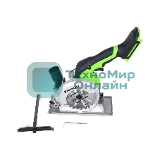 Циркулярная пила аккумуляторная GreenWorks G24MCS 24В, бесщеточная, без АКБ и ЗУ (1501207)
