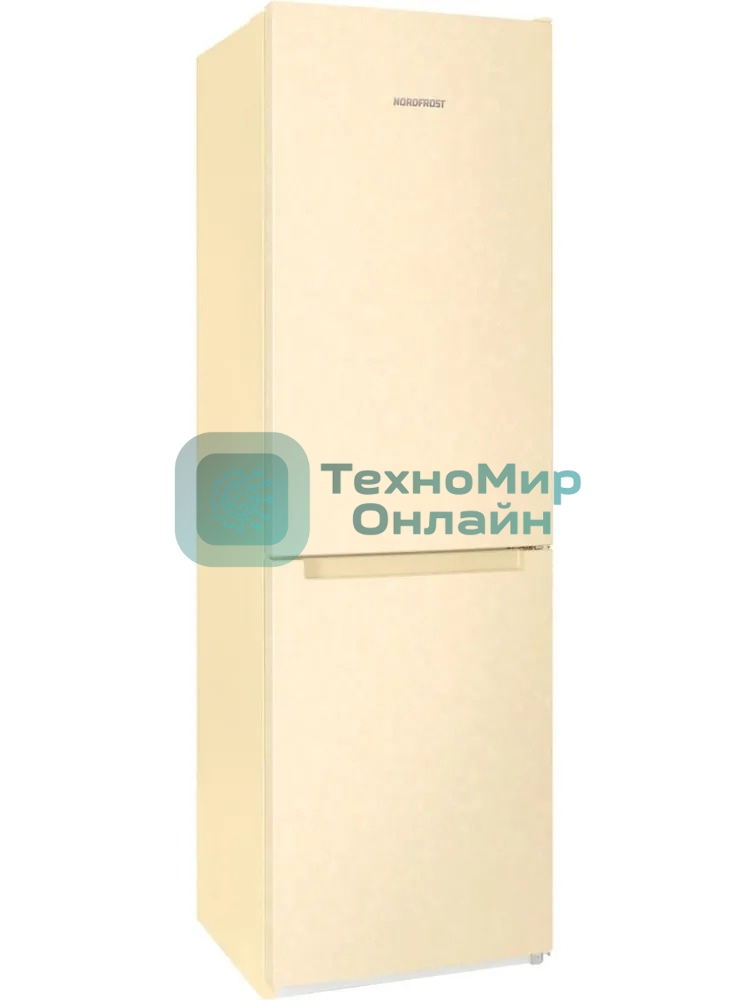 Холодильник Nordfrost NRB 152 ME бежевый мрамор двухкамерный 205/115 л морозилка снизу, капельная система