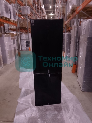 (Поврежденный товар) Холодильник Weissgauff WRK 185 Total NoFrost Inverter Black (Вмятина на верхней двери.)