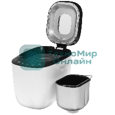 Хлебопечка Hyundai HYBM-P0613 белый/чёрный, 600 Вт, 0.9 кг, 12 программ