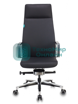 Кресло Бюрократ JONS/BLACK черный, кожа