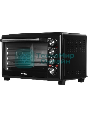 Мини-печь Hyundai MIO-HY086 38 л, 1600 Вт, черный