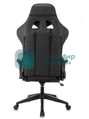 Кресло Бюрократ VIKING 4 AERO BLACK EDITION черный, экокожа, 120 кг, механизм качания