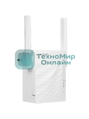 Двухдиапазонный усилитель беспроводного сигнала Tenda A18 Pro AC1200, 2,4/5 ГГц, 1167 Мбит/с, внешние антенны 2х3dBi
