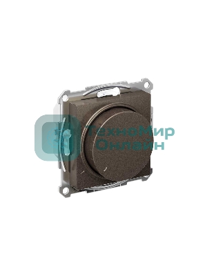 Светорегулятор (диммер) SE AtlasDesign Мокко, повор-нажим, LED, RC, 400 Вт, мех.