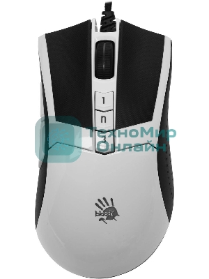 Мышь проводная A4Tech Bloody W90 Max белый/черный, 10000 dpi, USB, кнопки - 10