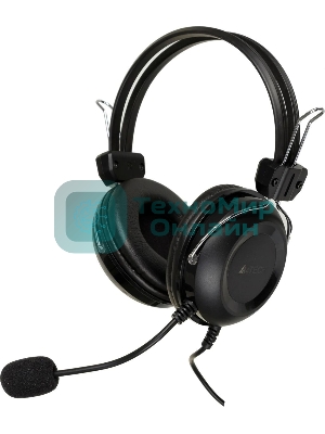 Гарнитура A4Tech HU-35 чёрный, проводная