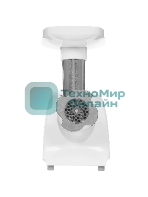 Мясорубка электрическая Аксион М14.03 белый, 600 Вт, 0.7 кг/мин, защита от перегрузки, насадки - 4
