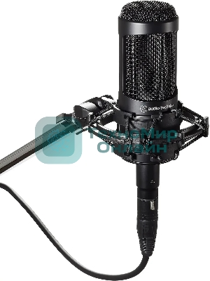 Микрофон проводной Audio-Technica AT2035 черный/черный