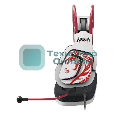 Гарнитура Bloody G575 Naraka белый/красный, проводная, подсветка