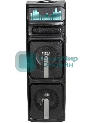 Минисистема Supra SMB-2050, 180Вт, FM USB BT SD, черный