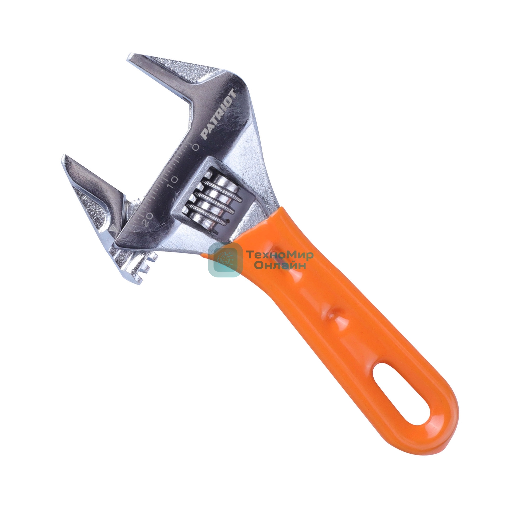 Ключ разводной Patriot SAW 115, Cr-V, тонкие губки, укороченная рукоять, 115 мм, зев 24 мм